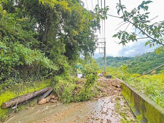 台中 豪雨毀損48條道路 拚２天修復
