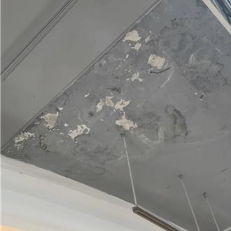 三重南區圖書館再漏水！23水盆接力 市府：2026年全面整修