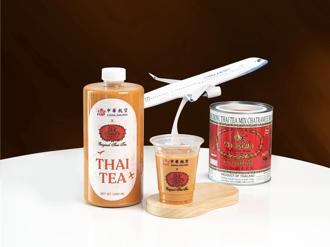 華航首推跨國聯名飲品 知名泰奶、黑糖珍奶萬呎高空喝得到