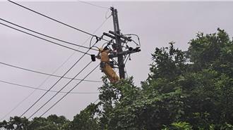 大雷雨轟基隆！3千戶突停電 台電曝故障原因