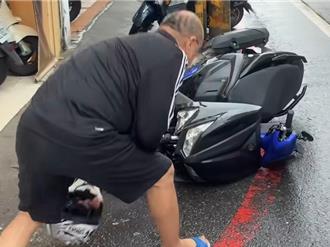 吐檳榔汁遭叭！惱羞成怒砸毀騎士機車　竟是冰淇淋咆哮哥