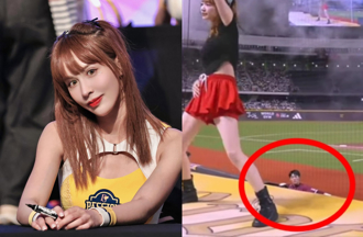 陳晨威「跪到破皮流血」看啦啦隊認錯了！女友曬道歉對話閃瞎全網