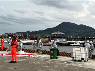 新北防範海洋生態浩劫！淡水河口油汙模擬 強化黃金應變