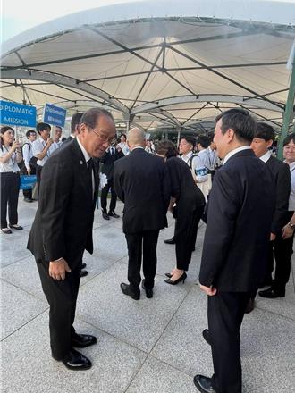 台灣首度獲邀   駐日代表李逸洋出席廣島原爆80周年紀念