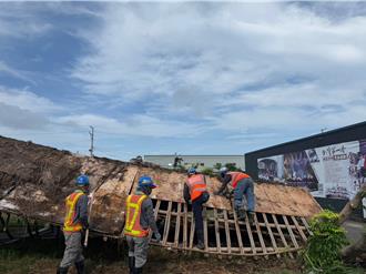 「扛茨走溪流」成絕響？台南竹籠茨不敵丹娜絲被吹垮拆除