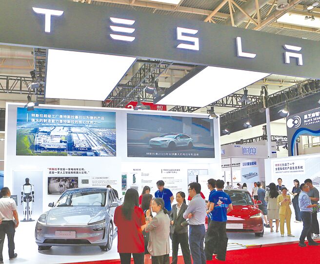 特斯拉7月在中國銷量繼續下滑，今年已有6個月呈下滑趨勢。（新華社）