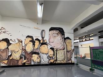 新竹東門市場塗鴉重生！藝術家創作曝光 「放大鏡」展文化遠見