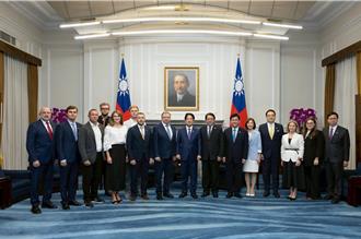 接見國會議員訪團  賴清德：堅定和烏克蘭人民站在一起