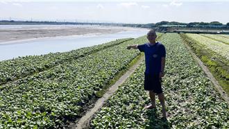 濁水溪再吞雲林農地 菜農3公頃地剩1分：高灘地每天崩塌10公尺