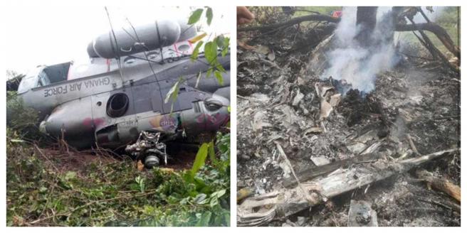 迦納國防部長博阿馬與多名官員搭乘軍用直升機失事，全機8人罹難，舉國震驚。（圖／翻攝自X）