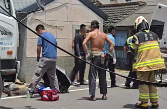 雲林工人誤觸高壓電 下半身著火嚴重燒燙傷