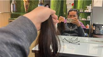 長髮成標誌！屏東里長捐髮10年 感念外婆發願助癌友