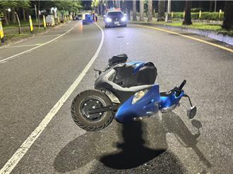 男騎士自撞分隔島與路樹 頭部重創當慘死