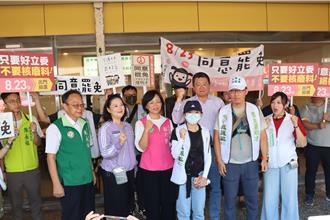 第二波罷免新店市場掃街  綠喊以百萬雄兵姿態走入基層