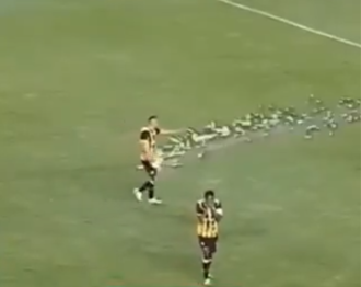 影》贏球瞬間變悲劇！球迷嗨翻狂射煙火 炸傷致勝功臣下體