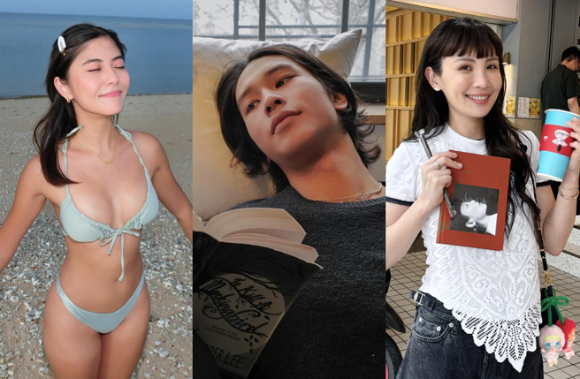 若盈、Ian、魏如萱近日爆出三角戀。（圖／翻攝自raeteng、waawei IG）