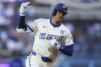 MLB》現役球員最速！大谷4度達陣單季40轟 道奇9比1宰藍鳥