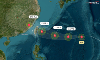 颱風假來了？楊柳將轉中颱 專家：這天登陸機率高