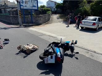 澎湖一家三口機車3貼遭撞 5月大男嬰傷重不治