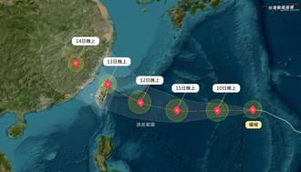 「哪裡登陸，哪裡倒楣」楊柳直撲台灣 2地區首當其衝