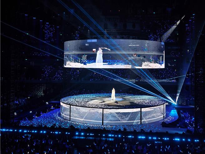 刘若英耗资6000万升级「飞行日」4.0版演唱会舞台。（相信音乐提供）