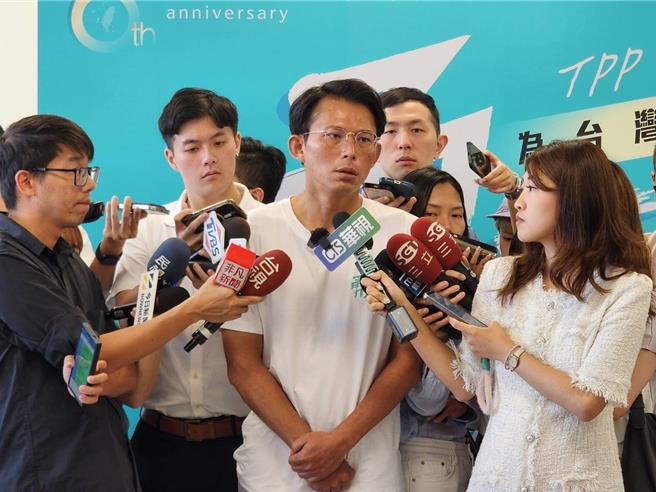 民眾党主席黄国昌。（袁茵摄）