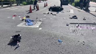 男騎士遭撞「零件噴散一地」慘死 肇事5移工全數落跑