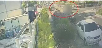 撞擊畫面曝光！台中肇逃駕駛到案稱「不知所措才駛離」