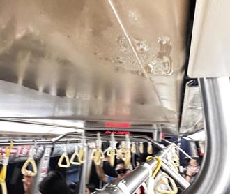 獨家》文湖線車廂天花板「下小雨」　北捷回應了