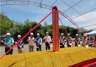 竹北首座森林特色公園優化啟動 18米溜滑梯成亮點