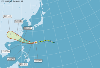 楊柳南修可能放颱風假？　戴立綱解析曝各地風雨時程