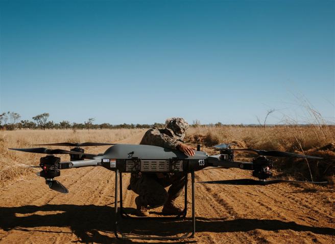 美陆战队派出无人机执行补给任务，验证新兴战力。（取自DVIDS网站）