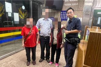 98歲失智嬤走失迷途環河北路  暖警助返家團圓