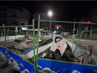 台南轿车凌晨撞进工地   驾驶酒驾又吸毒惨遭活逮