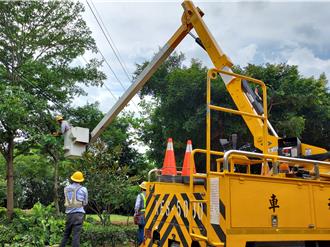 中颱「楊柳」來勢洶洶 台電金門區處動員戒備防颱