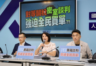 指美国对等关税密室谈判 蓝营轰赖政府：黑箱治国