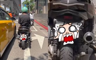 「轟隆隆」改管猴市民大道等紅燈 懸掛這車牌不怕抓？