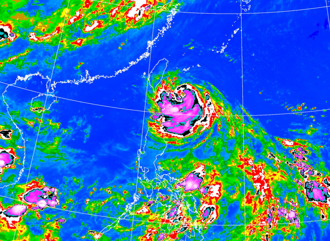 警戒區擴大14縣市！楊柳中颱下午跨過中央山脈 半個台灣下到發紫