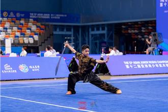 平鎮國中彭淮祈出征亞洲武術賽 勇奪雙銀為國爭光