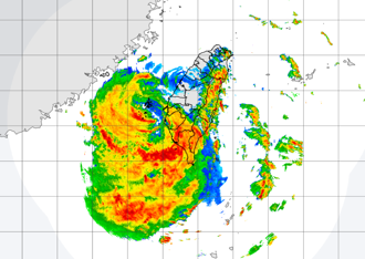 天氣》楊柳颱風出海「減弱中」 氣象署曝風雨時程 本島估今晚解除陸警