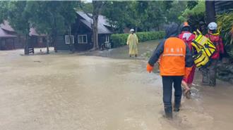 楊柳颱風猛襲恆春半島 度假村18人一度受困