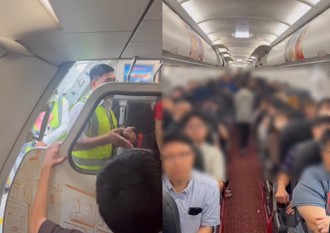 楊柳來襲害空中航班大亂　桃園旅客轉降台中竟無法下機