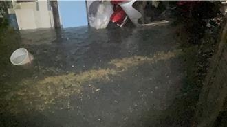 建商施工封閉排水溝 住戶怨「逢雨必淹」苦不堪言