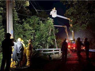 中颱楊柳造成屏東縣1萬6028戶停電 多集中「這3鄉」原因曝