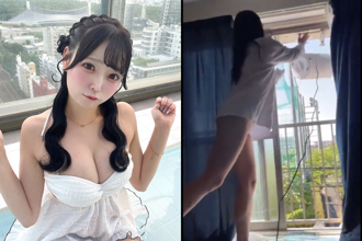 G級女偶像「只穿內褲」陽台丟清淨機！失控滿地是血網嚇壞