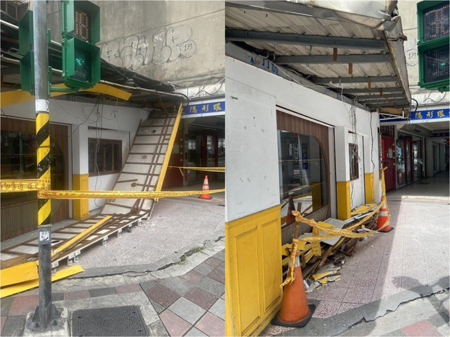 2025年1月至6月止，北市建管处已处理违建2823件，其中影响公共安全违建案件，本年度已累积441件，左图为违建拆除前；右图为违建拆除后。（北市建管处提供／张珈瑄台北传真）