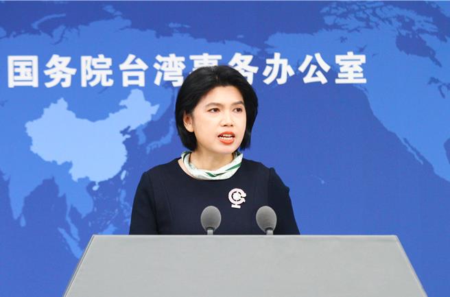 针对台湾国史馆近日以「终战」取代「抗战胜利」的表述方式，大陆国台办发言人朱凤莲表示这是亵瀆全民族奋斗牺牲。（吴泓勋摄）