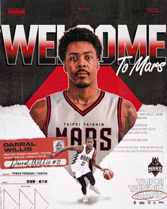 TPBL》塞普勒斯歸化球員來了！威力斯加盟台北台新戰神