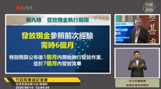 昔喊天人交戰  卓揆何以改挺普發1萬沒排富？政院全說了