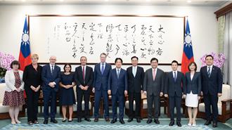 接見美智庫訪問團  賴清德：盼台美儘快達成對等關稅談判